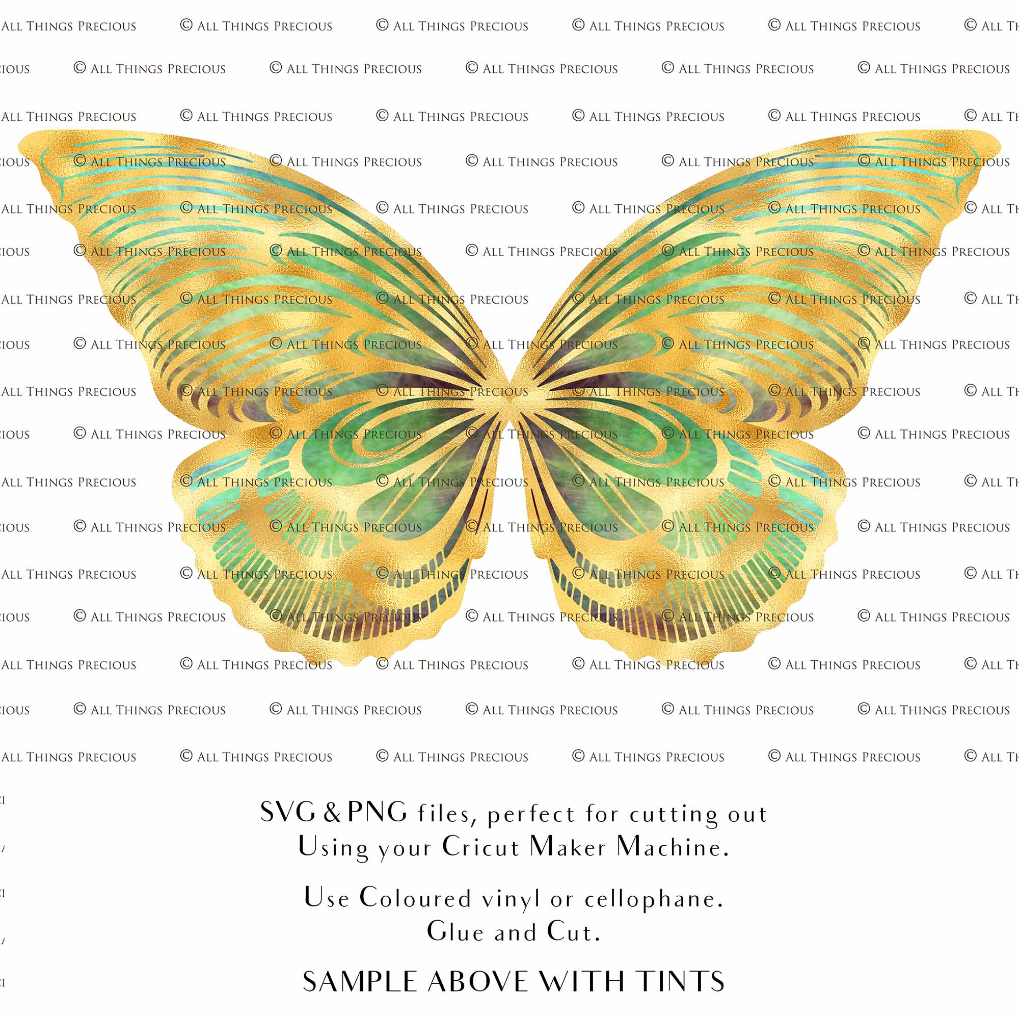 SVG & PNG Fairy Wing files for Cricut or Silhouette Cameo Cutting Machine. To create wearable fairy wings, in adult or children sizes. Simply load the design into design space for Cricut, re size and you are set to go!  These are Individual Wing Pieces, for you to cut and assemble. This is a DIGITAL product.